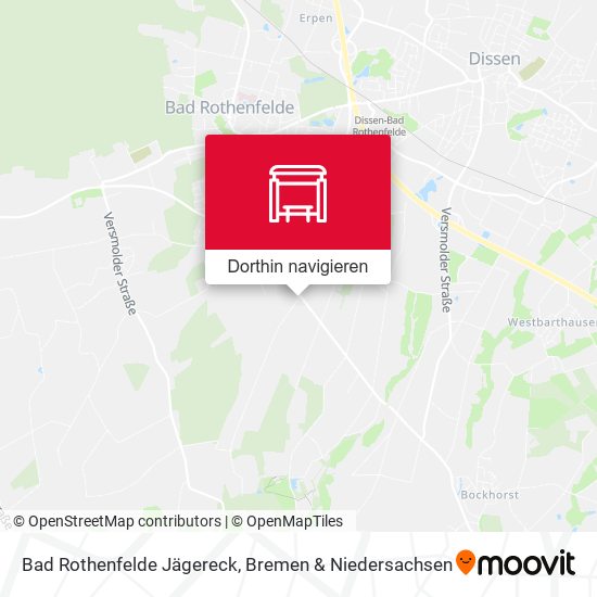 Bad Rothenfelde Jägereck Karte
