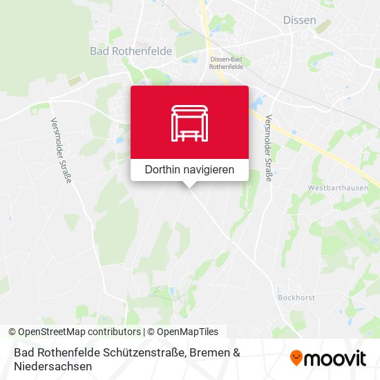 Bad Rothenfelde Schützenstraße Karte