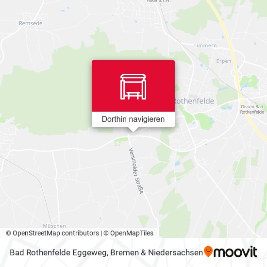 Bad Rothenfelde Eggeweg Karte