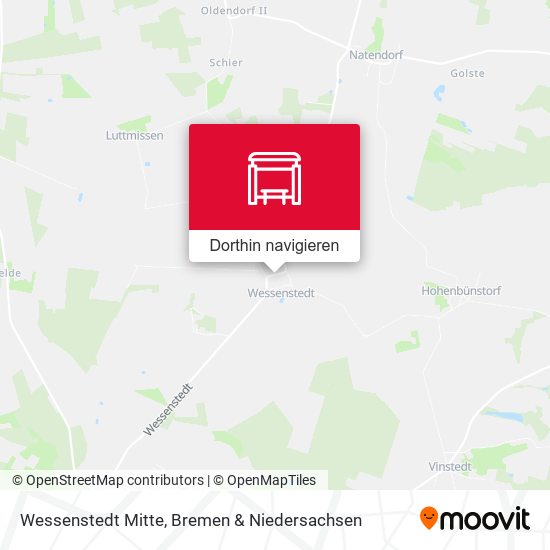 Wessenstedt Mitte Karte