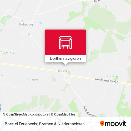 Borstel Feuerwehr Karte