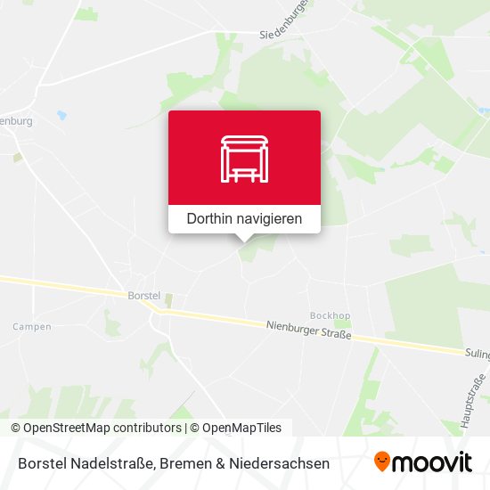 Borstel Nadelstraße Karte