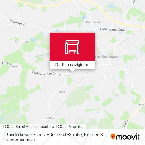 Ganderkesee Schulze-Delitzsch-Straße Karte