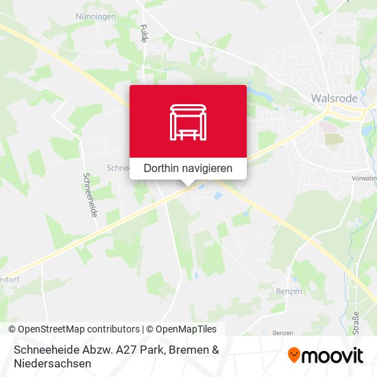 Schneeheide Abzw. A27 Park Karte