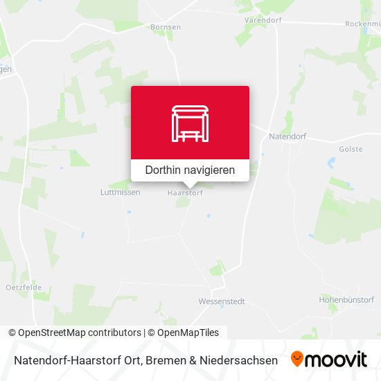 Natendorf-Haarstorf Ort Karte