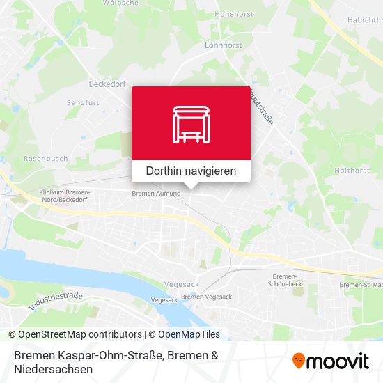 Bremen Kaspar-Ohm-Straße Karte