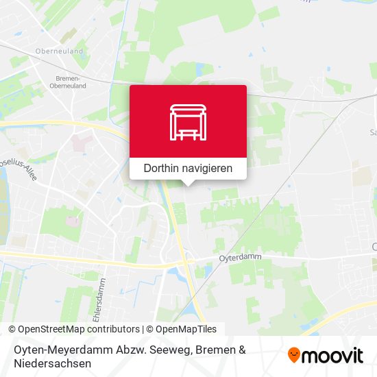 Oyten-Meyerdamm Abzw. Seeweg Karte