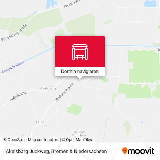 Akelsbarg Jückweg Karte
