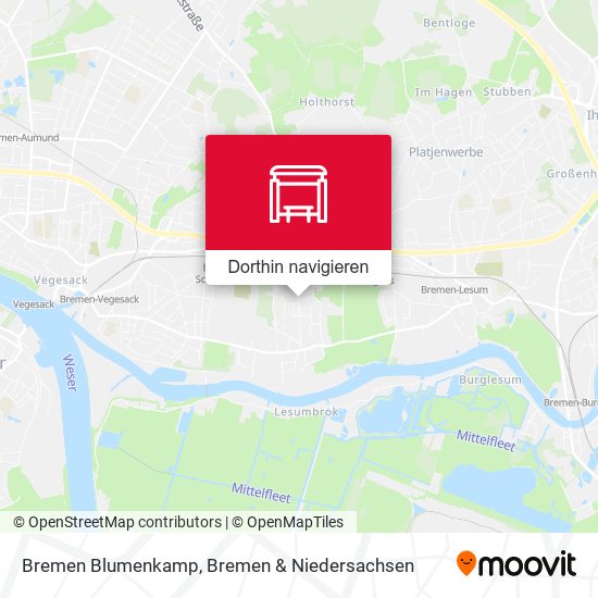 Bremen Blumenkamp Karte