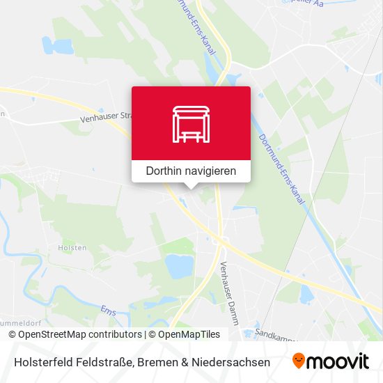 Holsterfeld Feldstraße Karte