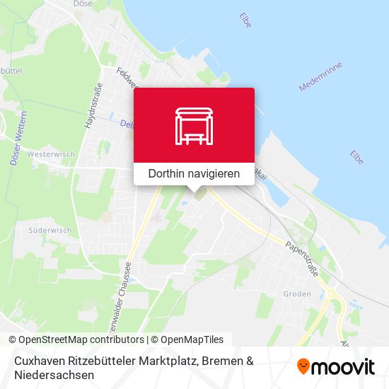 Cuxhaven Ritzebütteler Marktplatz Karte