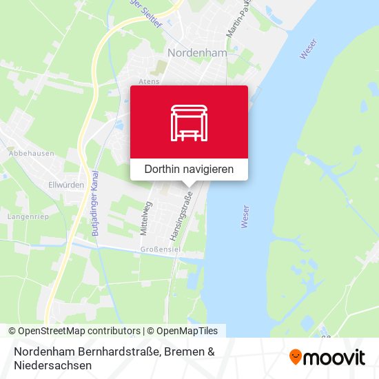 Nordenham Bernhardstraße Karte