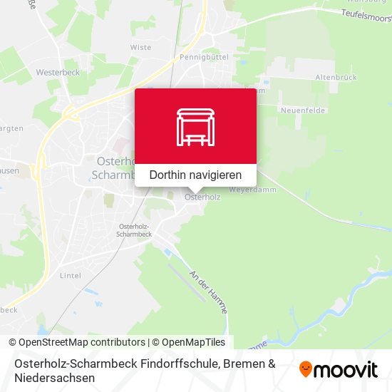 Osterholz-Scharmbeck Findorffschule Karte
