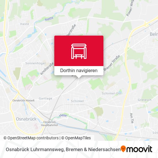 Osnabrück Luhrmannsweg Karte