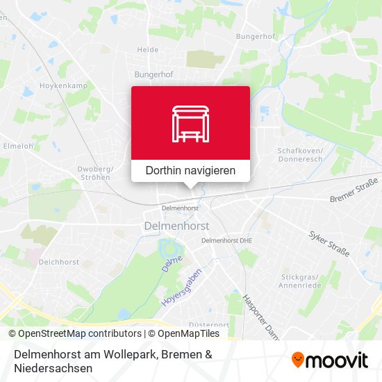 Delmenhorst am Wollepark Karte