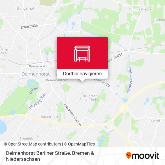 Delmenhorst Berliner Straße Karte