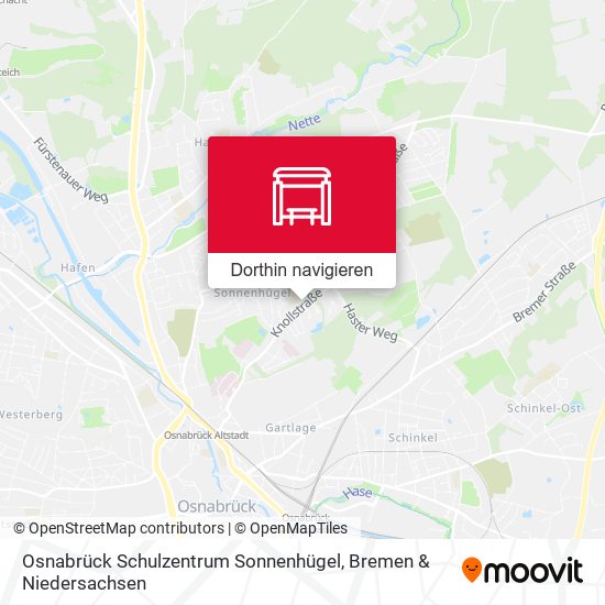 Osnabrück Schulzentrum Sonnenhügel Karte