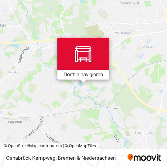 Osnabrück Kampweg Karte