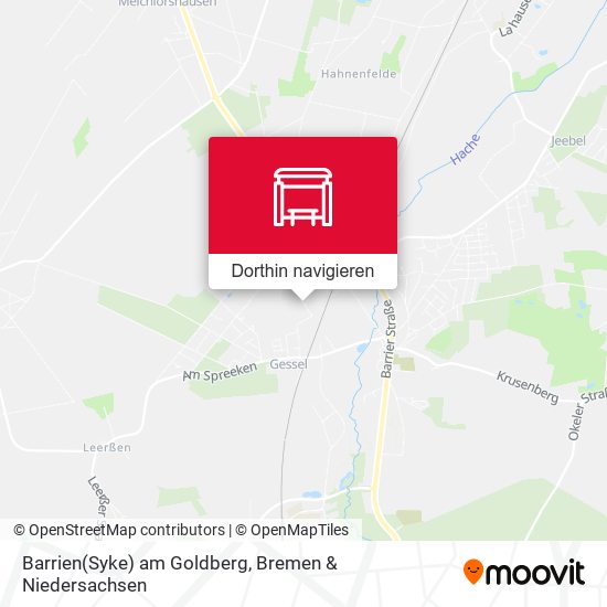 Barrien(Syke) am Goldberg Karte