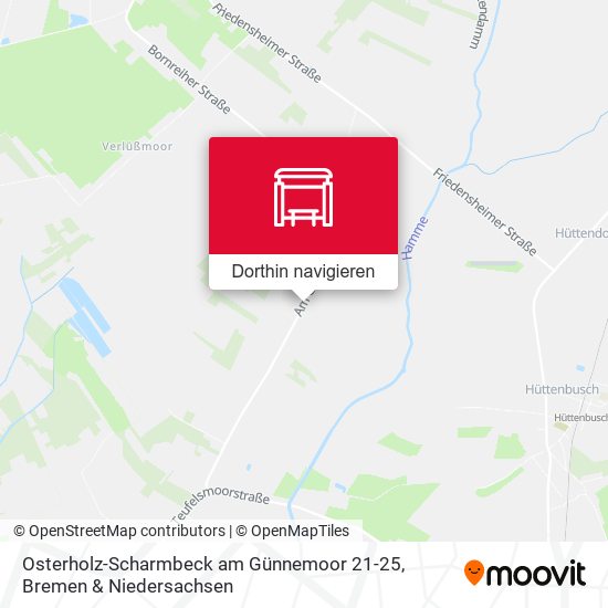 Osterholz-Scharmbeck am Günnemoor 21-25 Karte