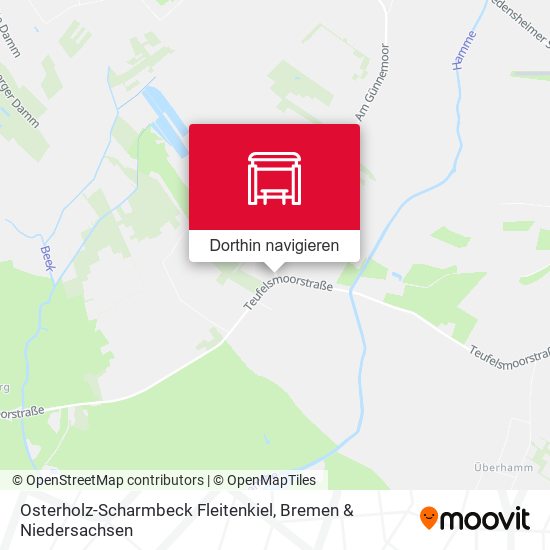 Osterholz-Scharmbeck Fleitenkiel Karte