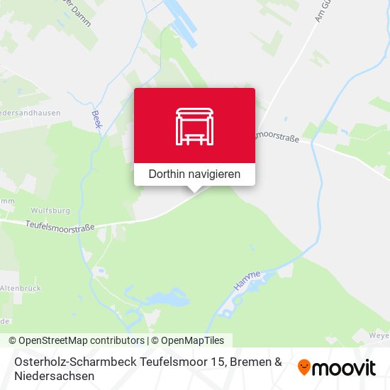 Osterholz-Scharmbeck Teufelsmoor 15 Karte
