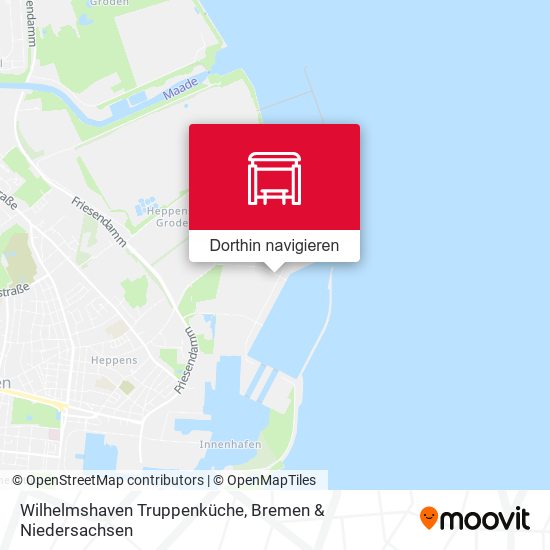 Wilhelmshaven Truppenküche Karte