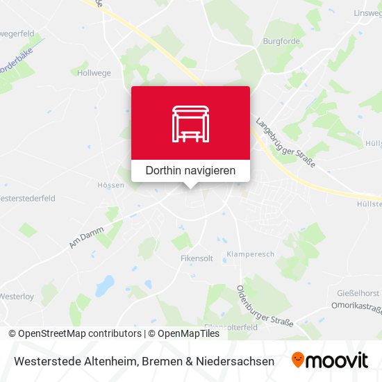 Westerstede Altenheim Karte