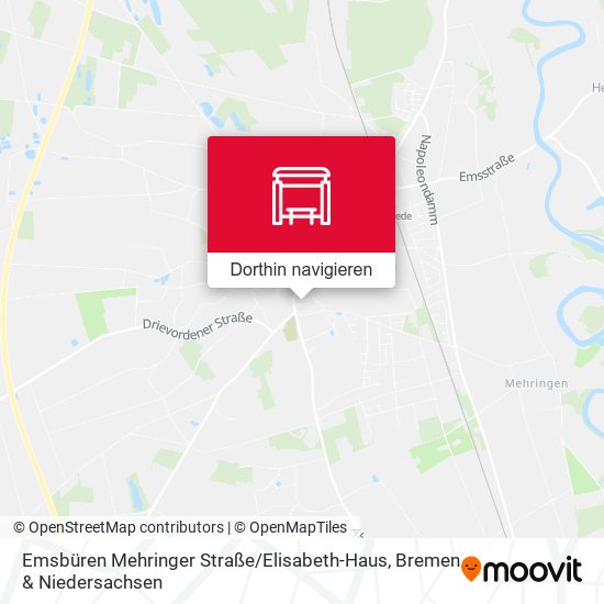 Emsbüren Mehringer Straße / Elisabeth-Haus Karte