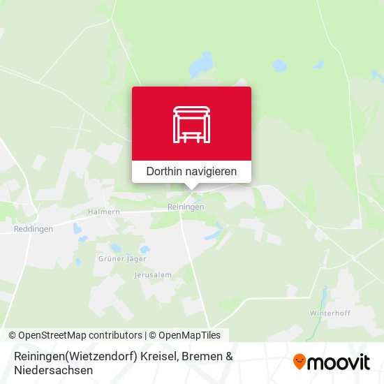 Reiningen(Wietzendorf) Kreisel Karte