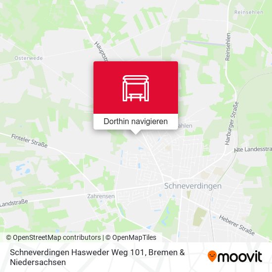 Schneverdingen Hasweder Weg 101 Karte