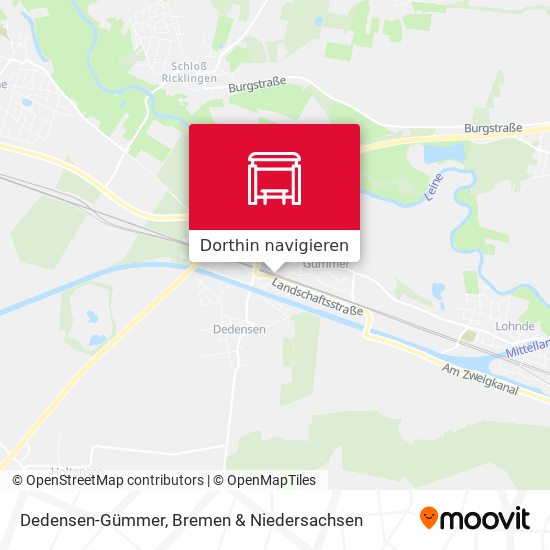 Dedensen-Gümmer Karte