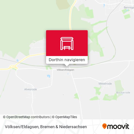 Völksen/Eldagsen Karte