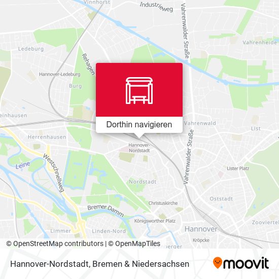 Hannover-Nordstadt Karte