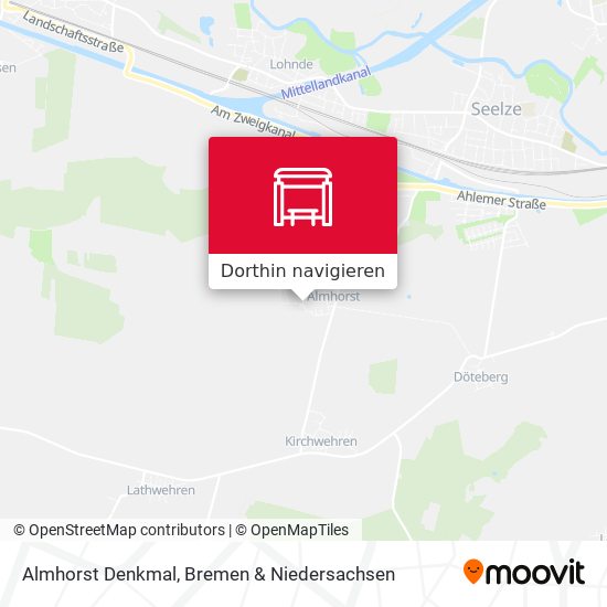 Almhorst Denkmal Karte