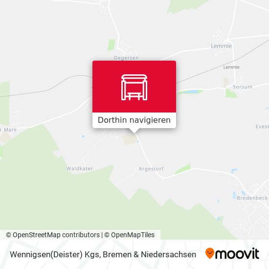 Wennigsen(Deister) Kgs Karte