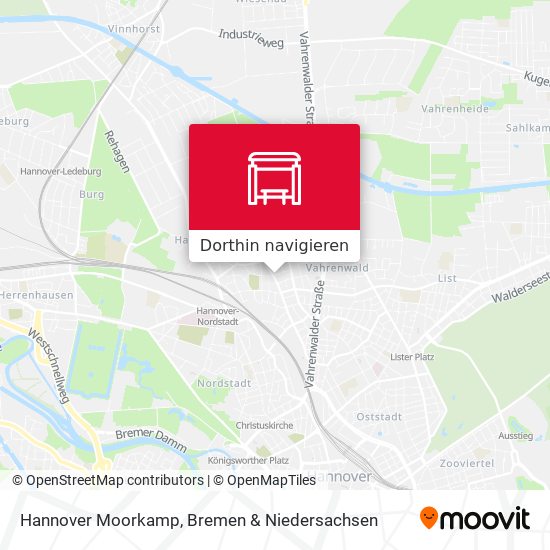 Hannover Moorkamp Karte