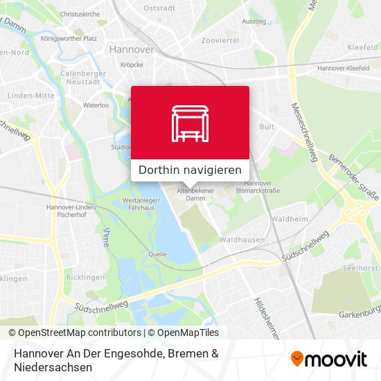 Hannover An Der Engesohde Karte