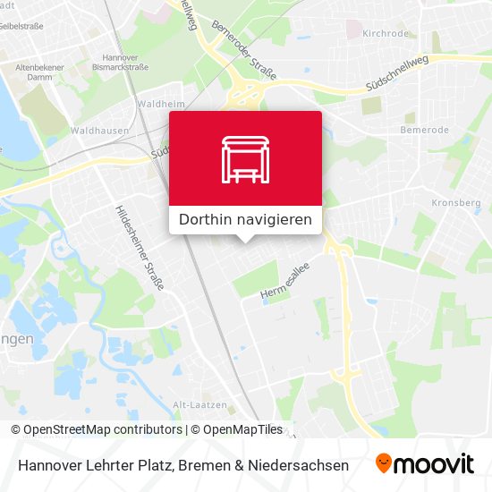 Hannover Lehrter Platz Karte