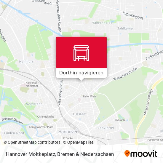 Hannover Moltkeplatz Karte