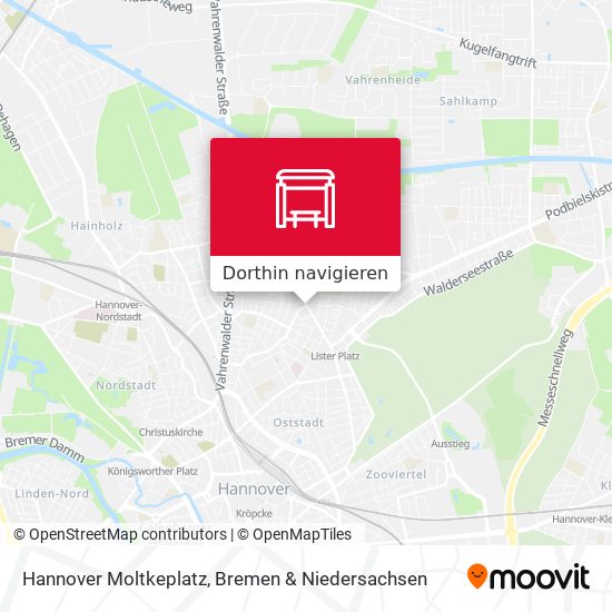 Hannover Moltkeplatz Karte