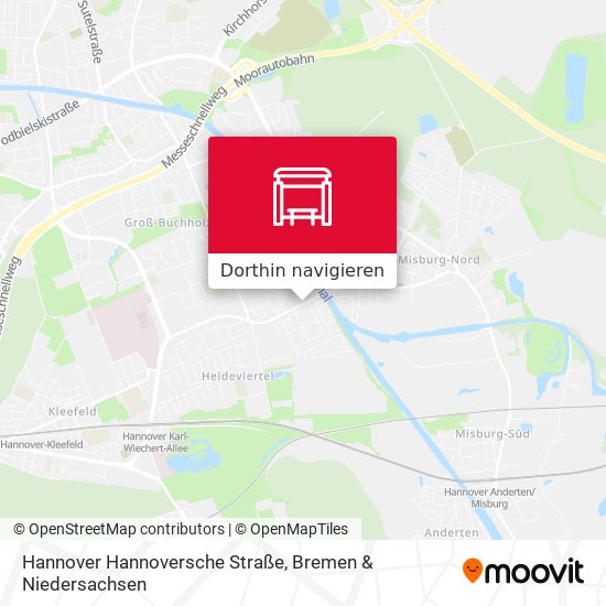 Hannover Hannoversche Straße Karte