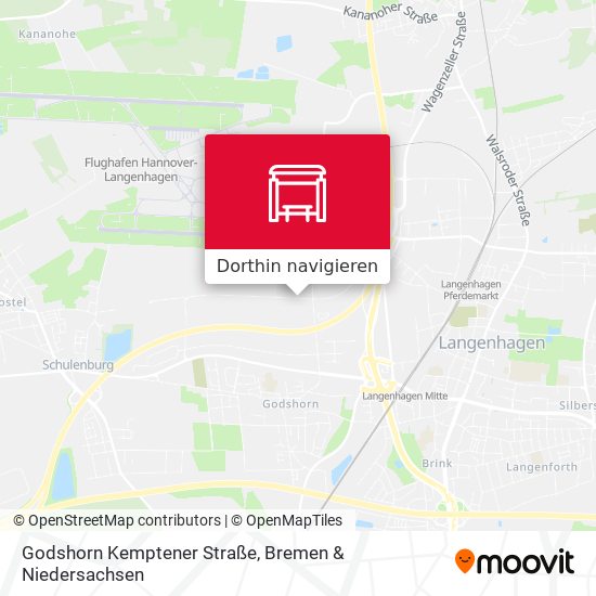 Godshorn Kemptener Straße Karte