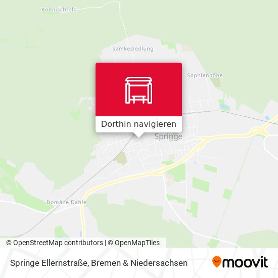 Springe Ellernstraße Karte