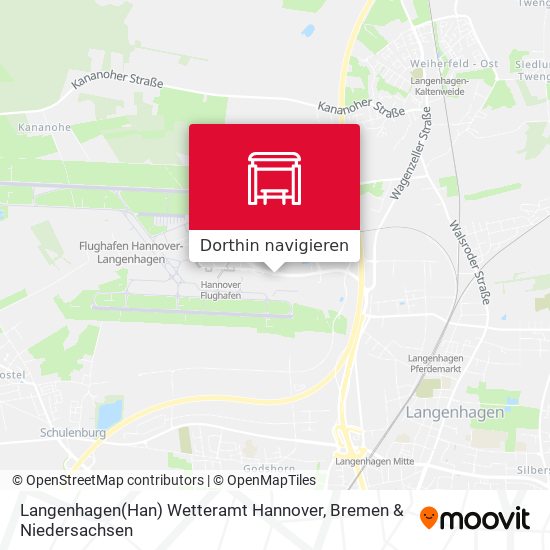 Langenhagen(Han) Wetteramt Hannover Karte