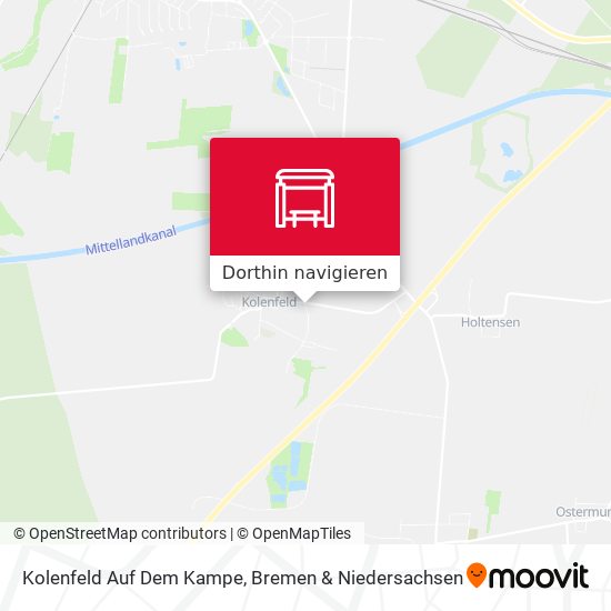 Kolenfeld Auf Dem Kampe Karte