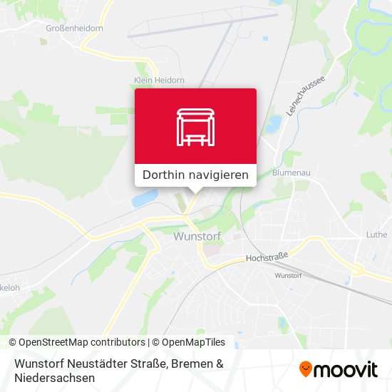 Wunstorf Neustädter Straße Karte
