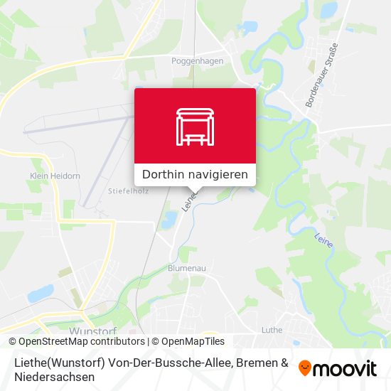 Liethe(Wunstorf) Von-Der-Bussche-Allee Karte