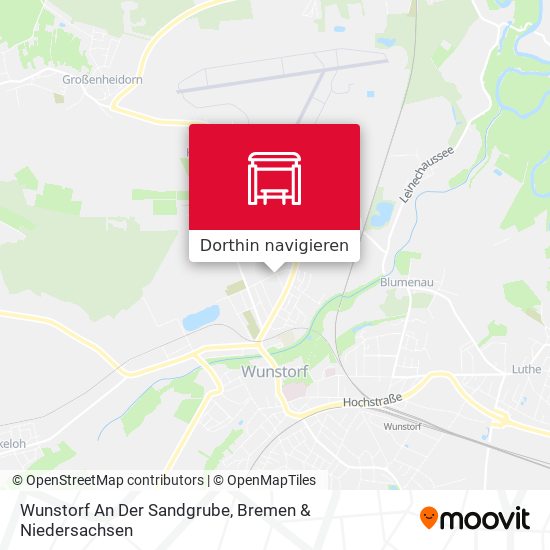 Wunstorf An Der Sandgrube Karte