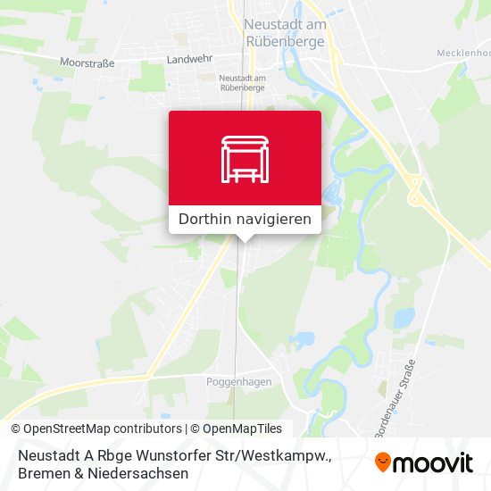 Neustadt A Rbge Wunstorfer Str / Westkampw. Karte